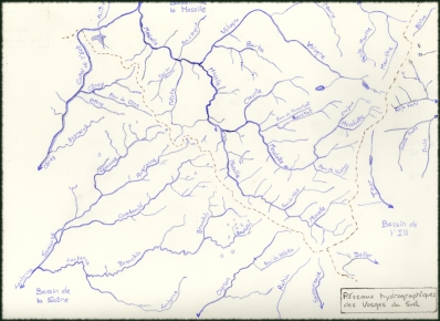 Réseaux hydrographiques des Vosges du Sud