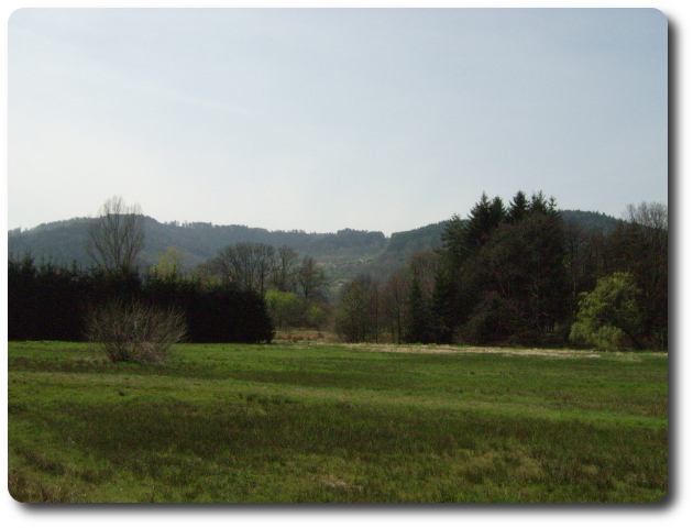 Vue sur les Fèches depuis la Poirie, dans la vallée de la Haute Moselle